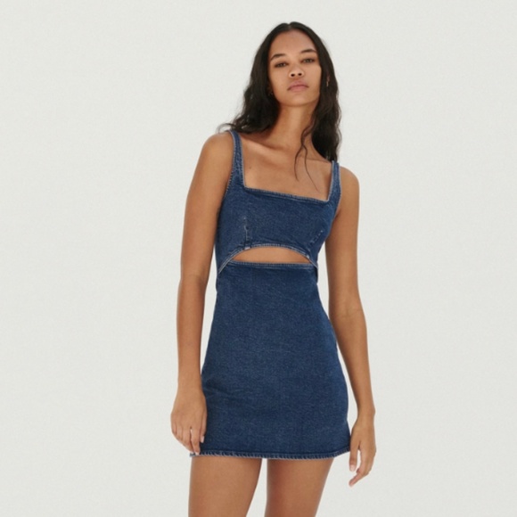Zara Dresses & Skirts - Denim dress